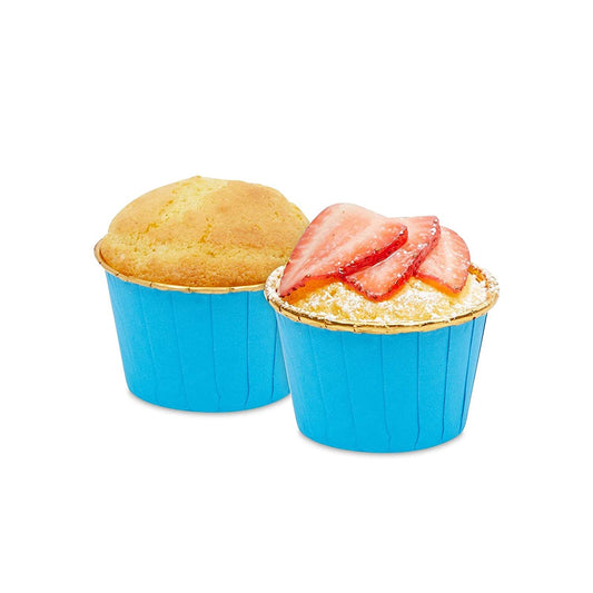 DEERA Gold Color Inner Finish Expandable Muffin Cup Cake Paper Mould