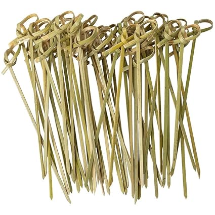 DEERA Bamboo Knot Sticks Cocktail Skewers